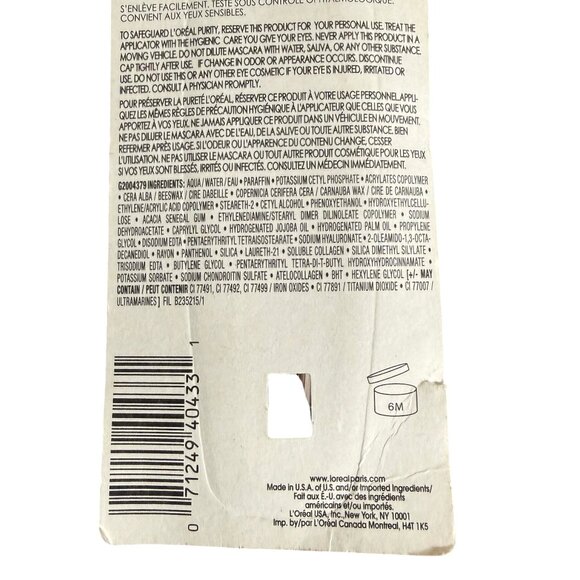 L'Oreal Paris Bambi Eye Lasting Volume Lengthening and Curling Mascara 0.28fl oz - Picture 5 of 7